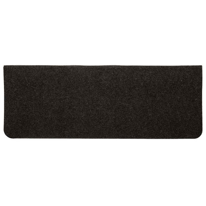 Stair Mats Self-adhesive 30 pcs Black 65x24.5x3.5 cm