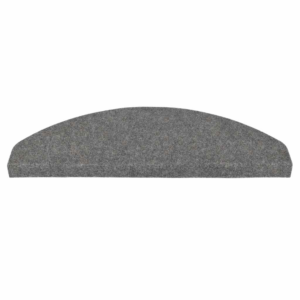 Stair Mats Self-adhesive 20 pcs Grey 65x22.5x3.5 cm