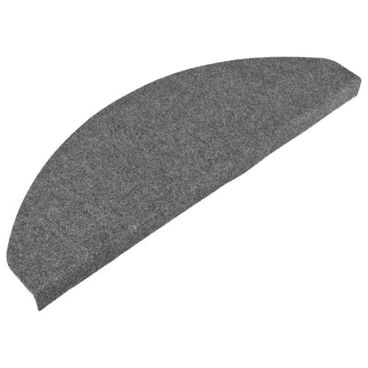 Stair Mats Self-adhesive 30 pcs Grey 65x22.5x3.5 cm