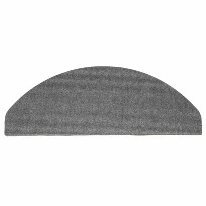 Stair Mats Self-adhesive 30 pcs Grey 65x22.5x3.5 cm
