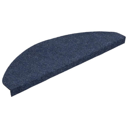 Stair Mats Self-adhesive 30 pcs Blue 65x22.5x3.5 cm