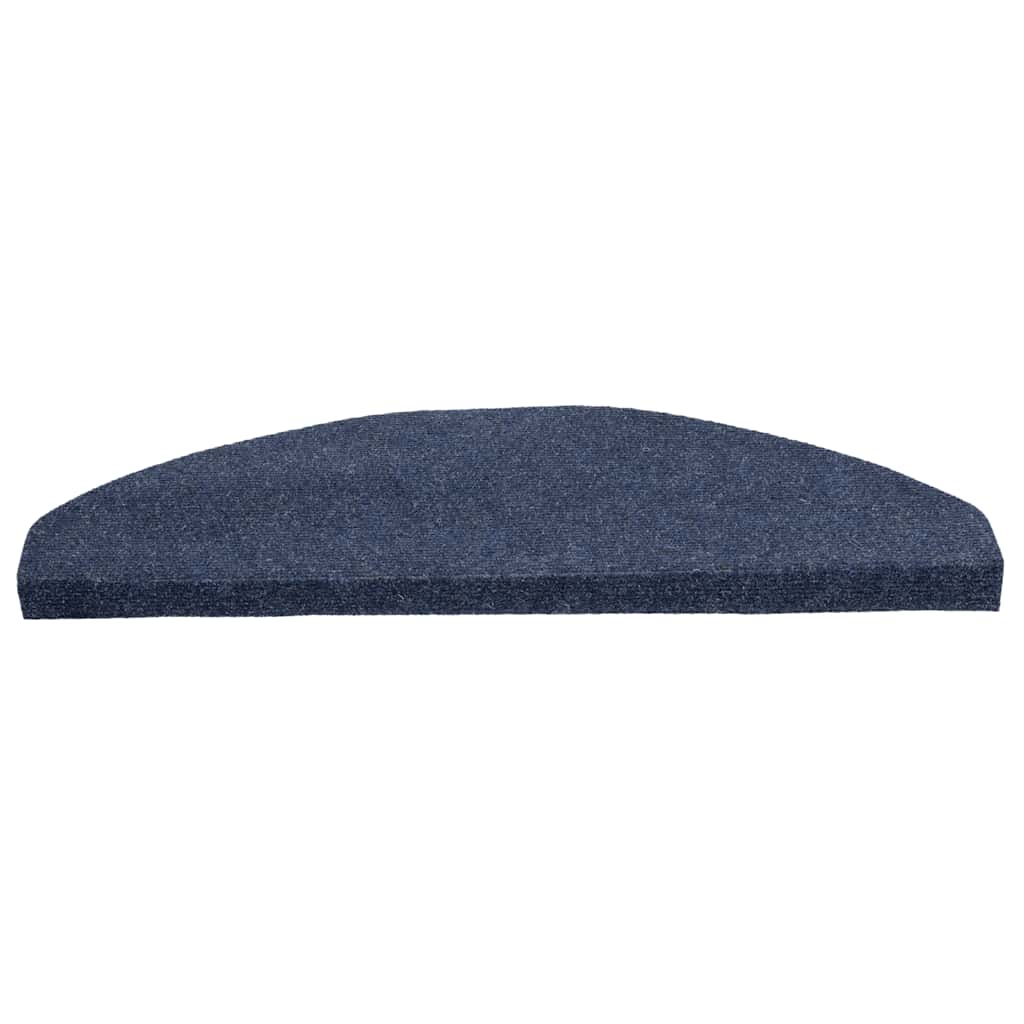Stair Mats Self-adhesive 30 pcs Blue 65x22.5x3.5 cm