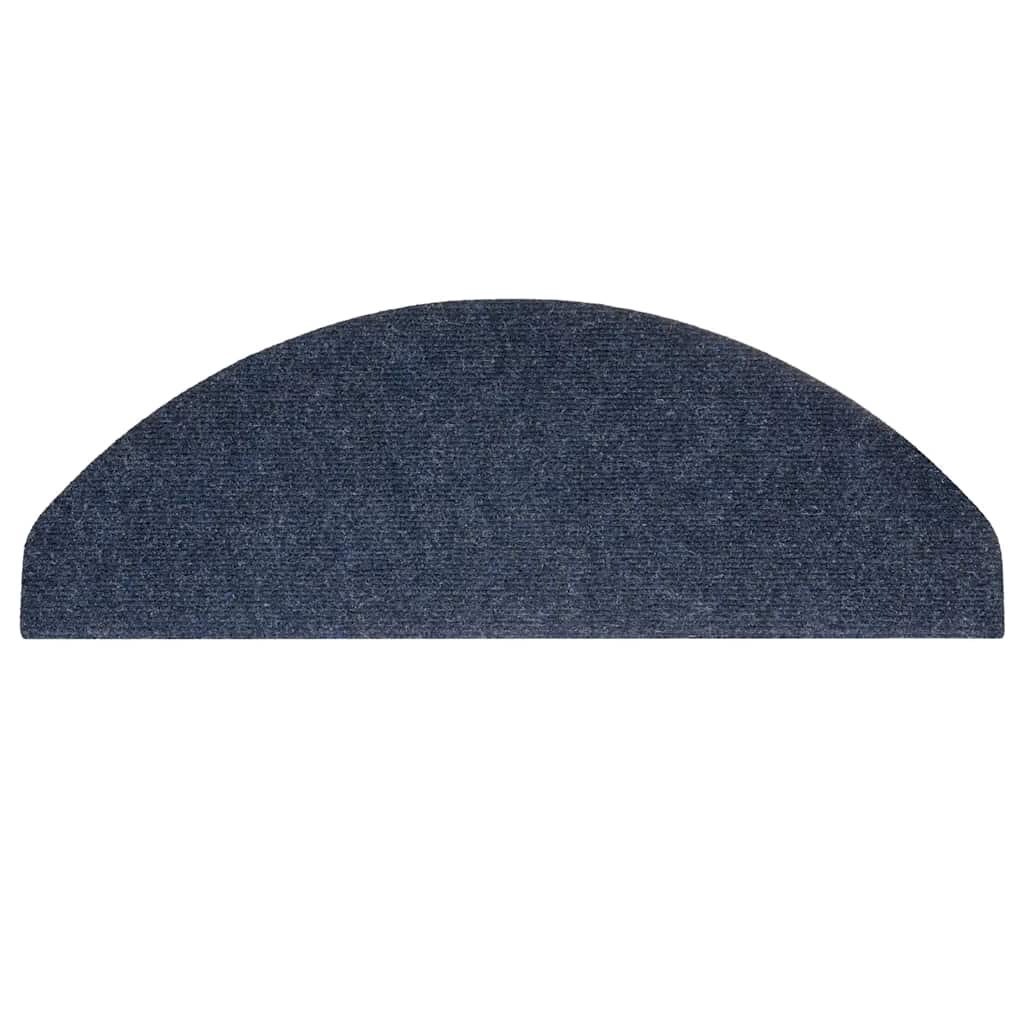 Stair Mats Self-adhesive 30 pcs Blue 65x22.5x3.5 cm