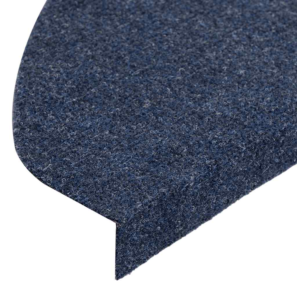Stair Mats Self-adhesive 30 pcs Blue 65x22.5x3.5 cm