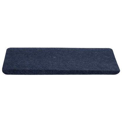 Stair Mats Self-adhesive 30 pcs Blue 65x24.5x3.5 cm