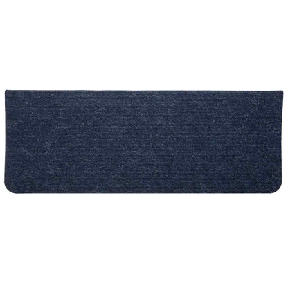 Stair Mats Self-adhesive 30 pcs Blue 65x24.5x3.5 cm