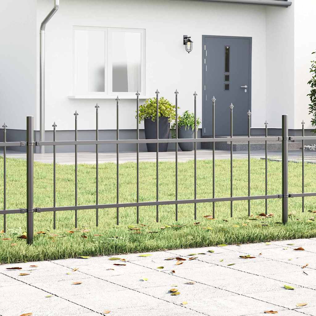Garden Fence Woerden 2 pcs Grey