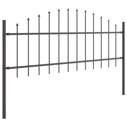 Garden Fence Woerden 2 pcs Grey
