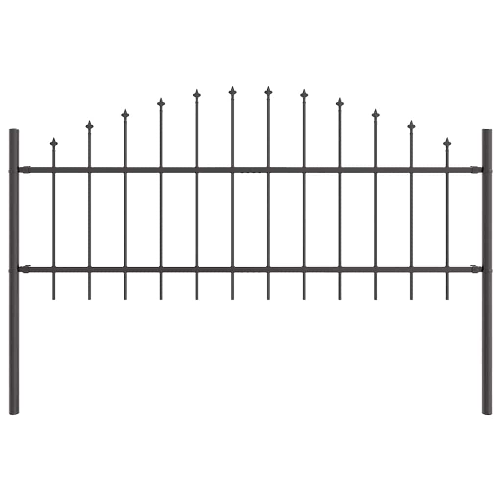 Garden Fence Woerden 2 pcs Grey