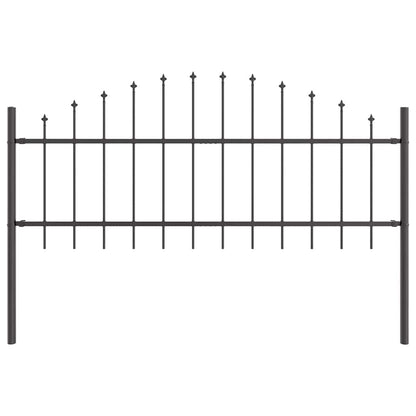 Garden Fence Woerden 2 pcs Grey