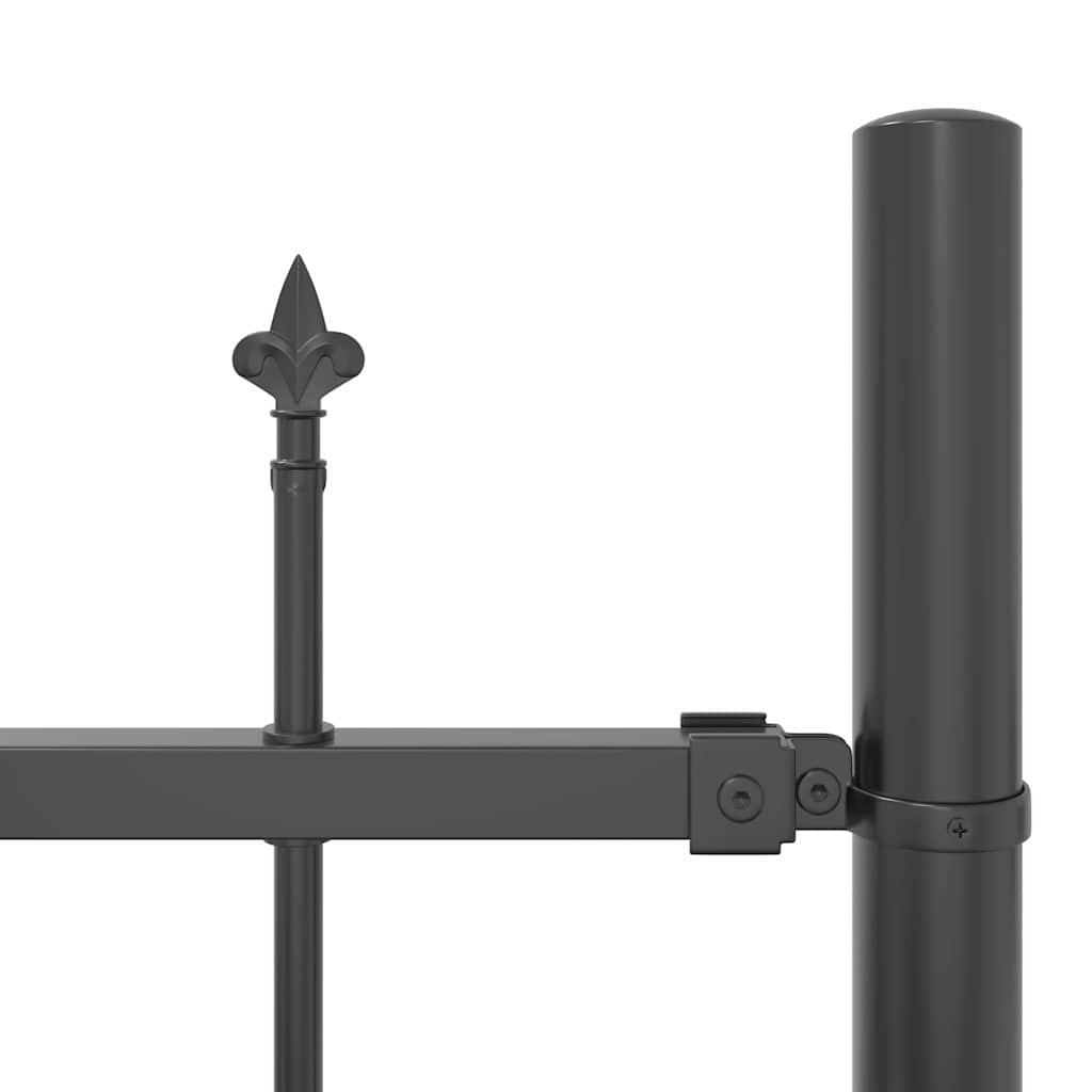Garden Fence WOERDEN 4 pcs 170 x 215 cm Powder-Coated Steel