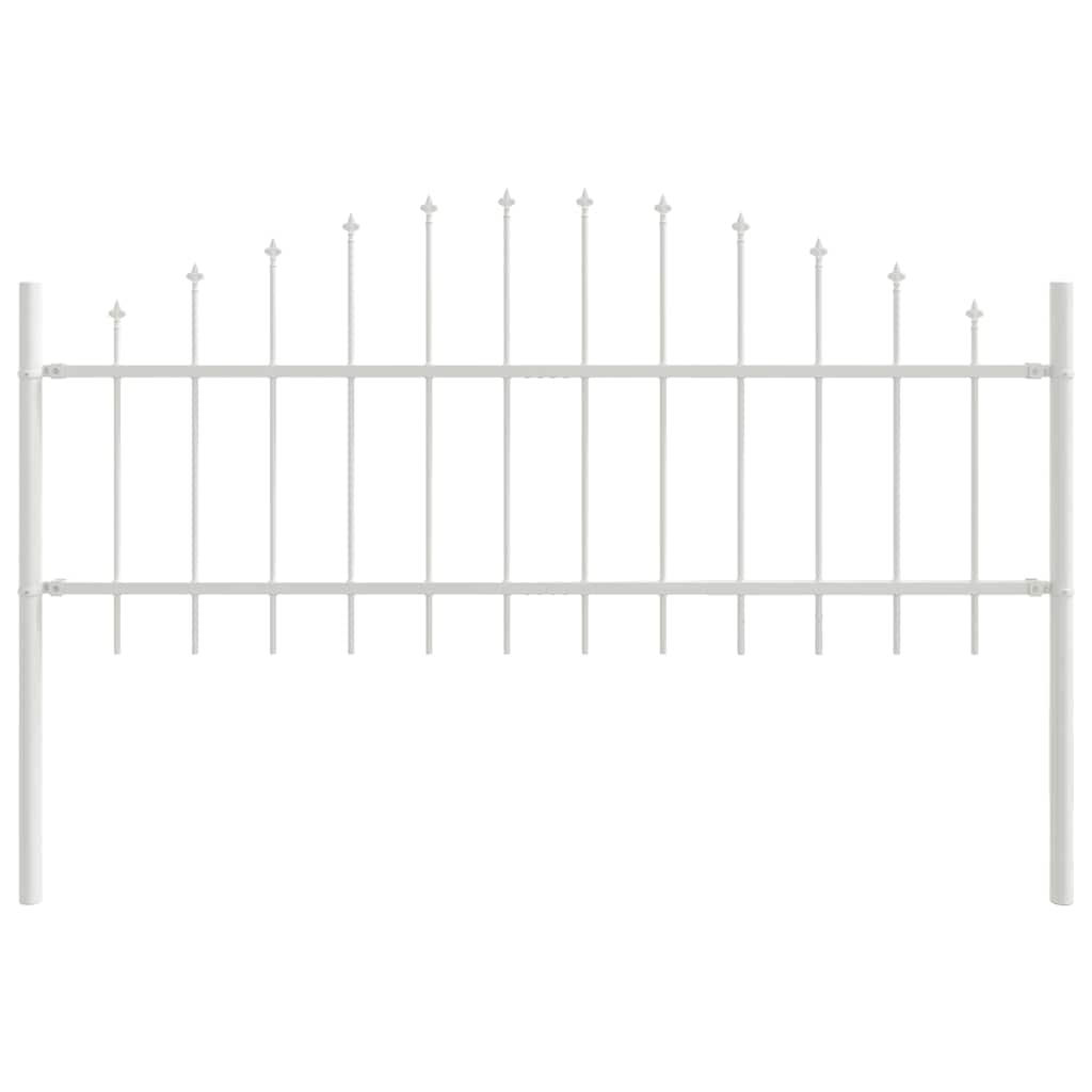 Garden Fence Woerden 5 pcs White