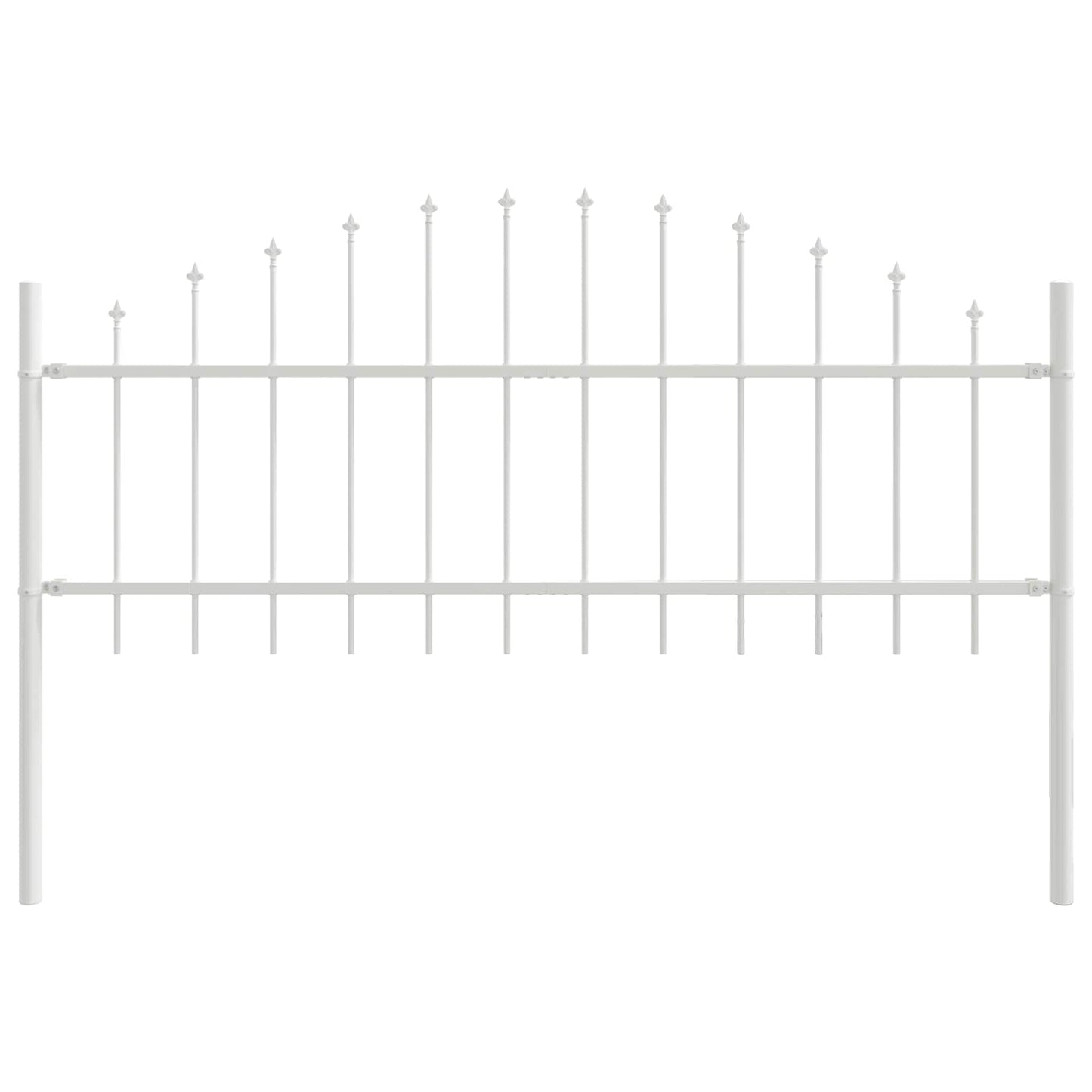 Garden Fence Woerden 7 pcs White