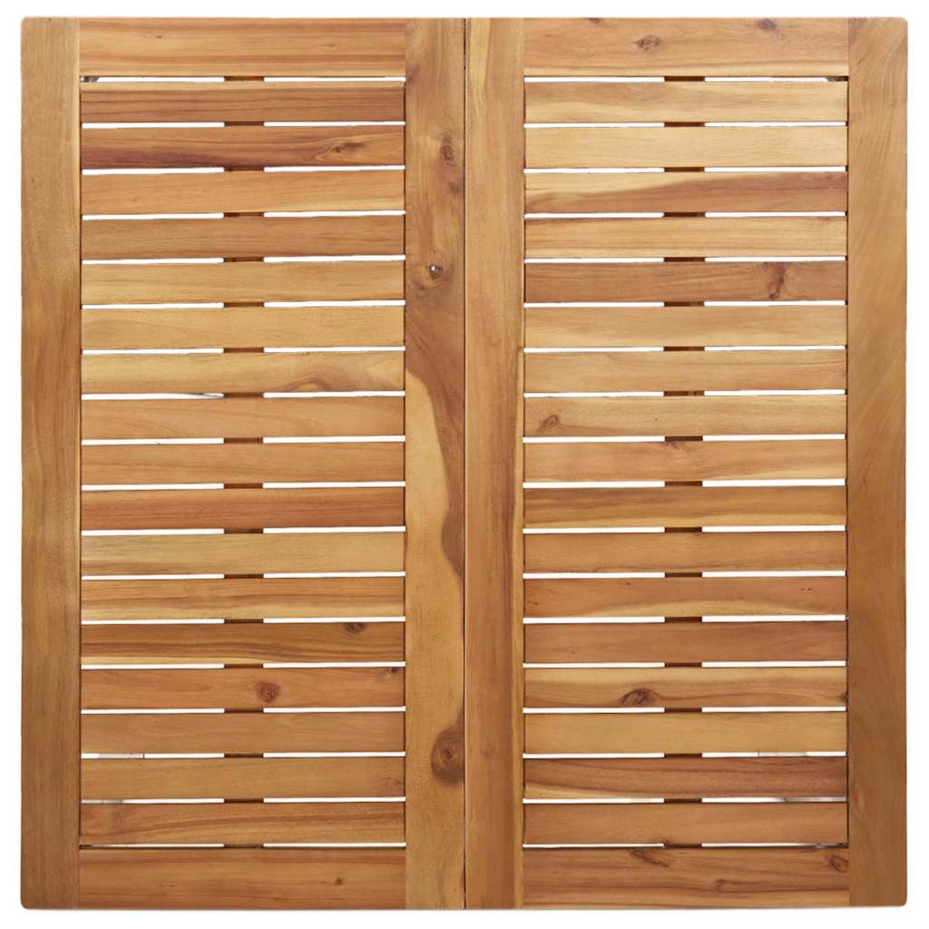 Garden Dining Set 3 pcs Brown Solid Acacia Wood