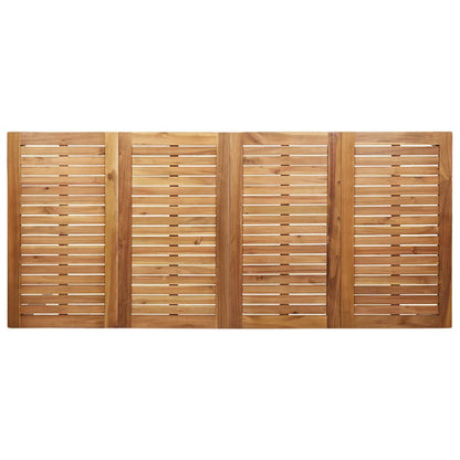 Garden Dining Set 7 pcs Brown Solid Acacia Wood