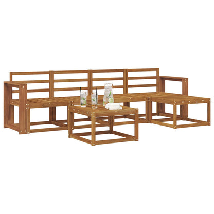 Outdoor Sofa Set 6 pcs Natural