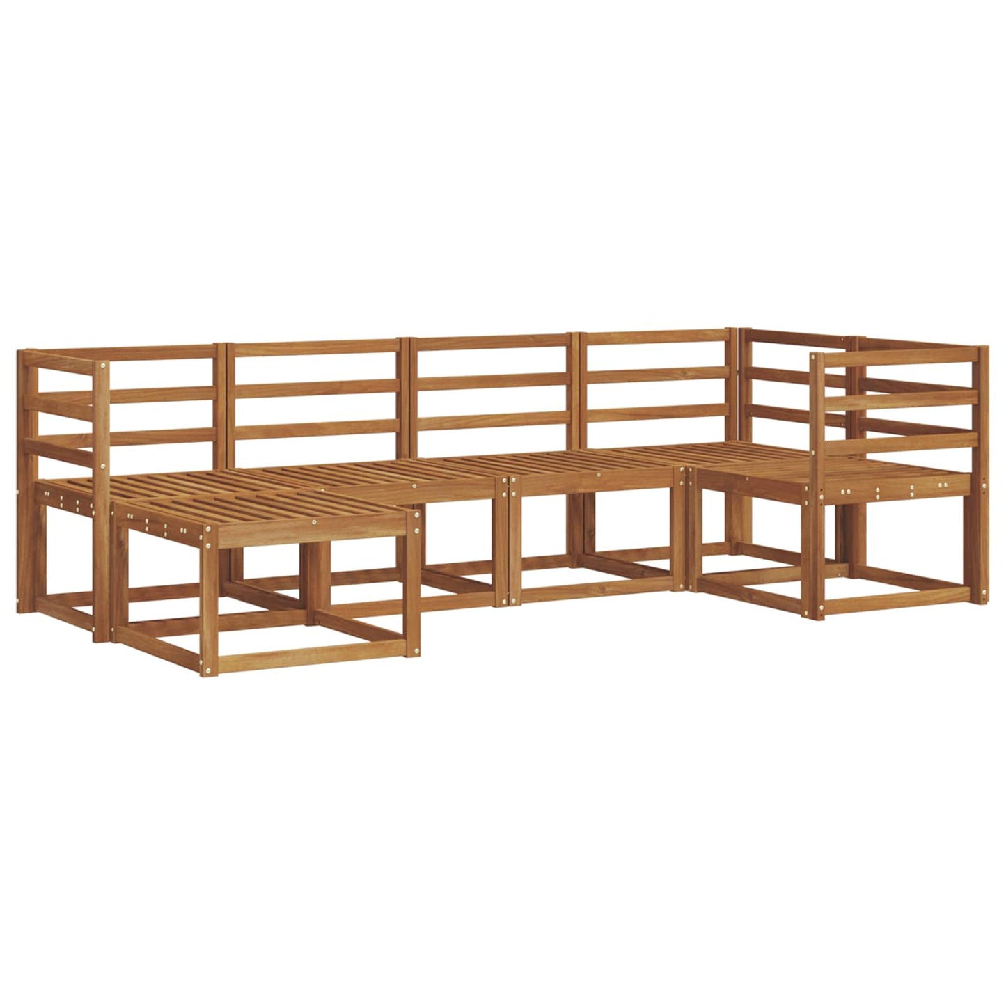 Outdoor Sofa Set 6 pcs Natural