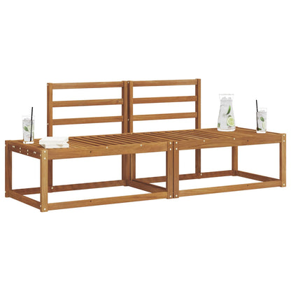 Outdoor Sofa Set 2 pcs Natural 182.5 x 63 x 73 cm