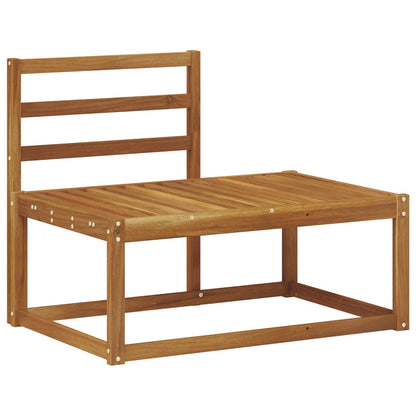 Outdoor Sofa Set 5 Piece Natural Solid Acacia Wood