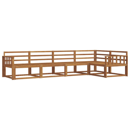 Outdoor Sofa Set 5 pcs Natural Solid Acacia Wood