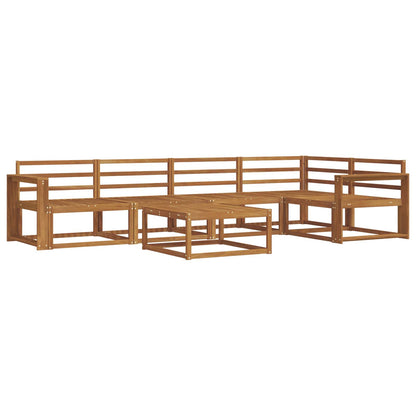Outdoor Sofa Set 6 pcs Natural Solid Acacia Wood
