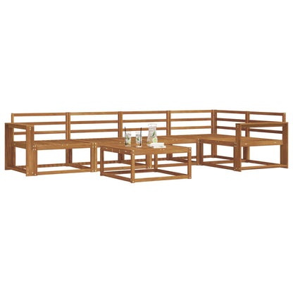 Outdoor Sofa Set 6 pcs Natural Solid Acacia Wood