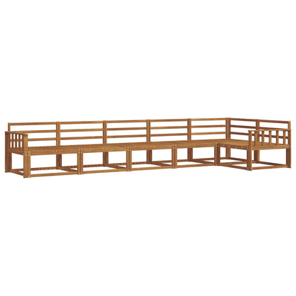 Outdoor Sofa Set 6 pcs Natural Solid Acacia Wood