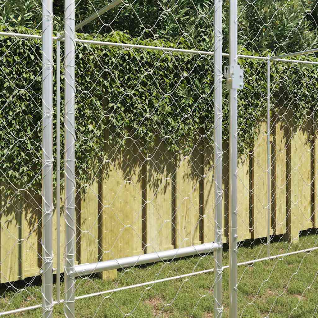 Dog Cage Silver 600 x 200 x 200 cm Galvanised Steel