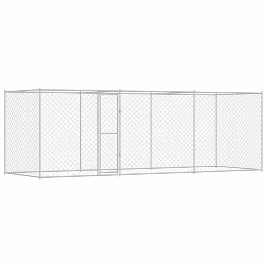 Dog Cage Silver 600 x 200 x 200 cm Galvanised Steel