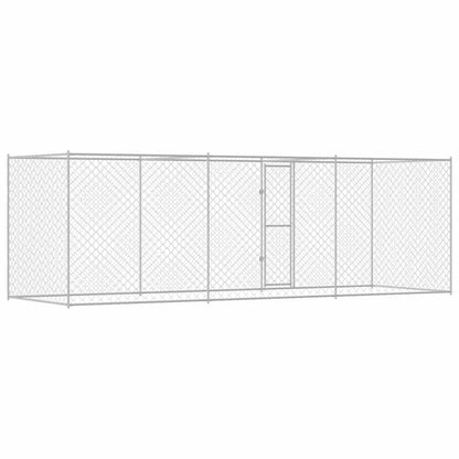 Dog Cage Silver 600 x 200 x 200 cm Galvanised Steel