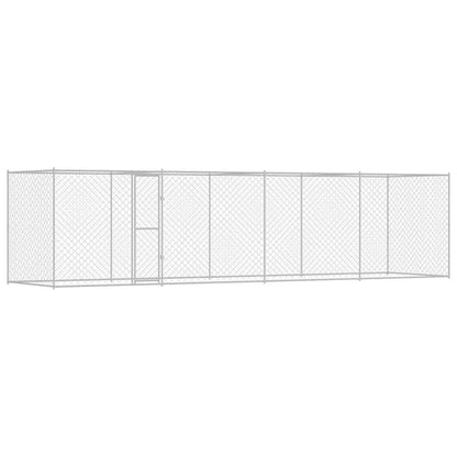 Dog Cage Silver 800 x 200 x 200 cm Galvanised Steel