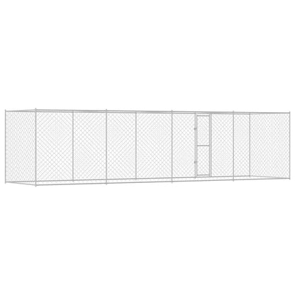 Dog Cage Silver 800 x 200 x 200 cm Galvanised Steel