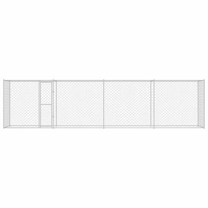 Dog Cage Silver 800 x 200 x 200 cm Galvanised Steel
