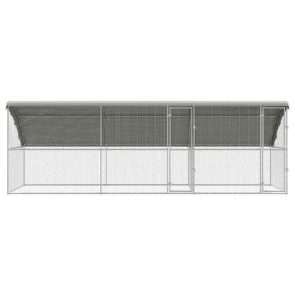 Chicken Cage 3 pcs Silver 600 x 200 x 200 cm Galvanised Steel