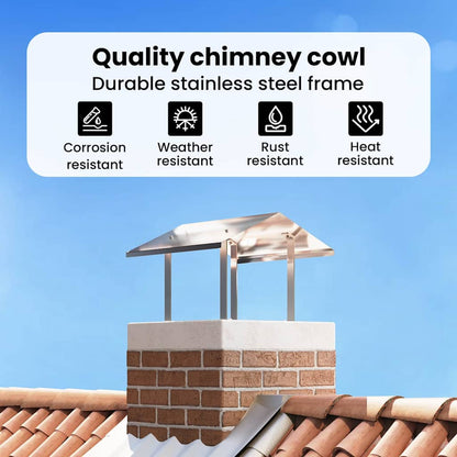 Chimney Hood Silver 50 x 50 x 37 cm Stainless Steel