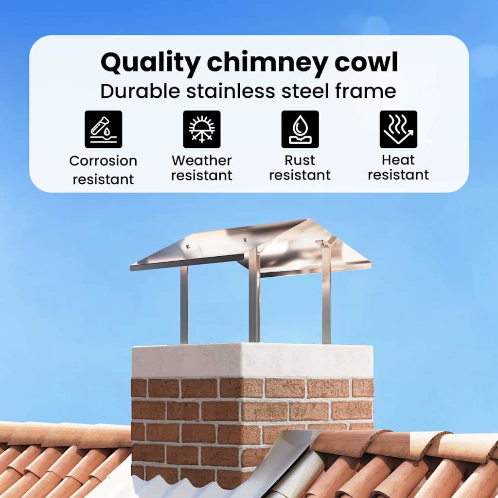 Chimney Hood Silver 50 x 60 x 37 cm Stainless Steel