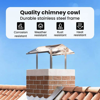 Chimney Hood Silver 50 x 60 x 37 cm Stainless Steel