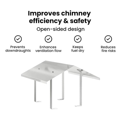 Chimney Hood Silver 50 x 60 x 37 cm Stainless Steel