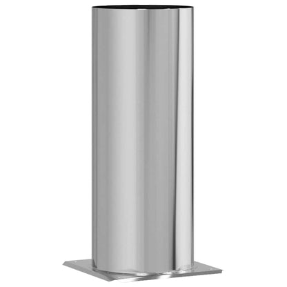 Chimney Head Extension Silver 31 x 31 x 50 cm Stainless Steel