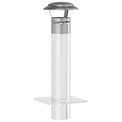 Rain Cover Chimney Silver 20 x 20 x 18 cm Stainless Steel