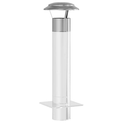 Rain Cover Chimney Silver 25 x 25 x 20 cm Stainless Steel