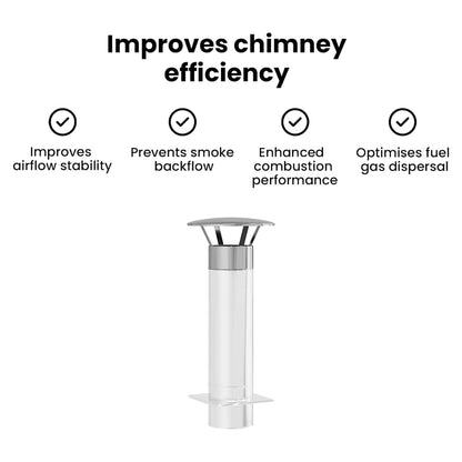 Rain Cover Chimney Silver 35 x 35 x 20 cm Stainless Steel