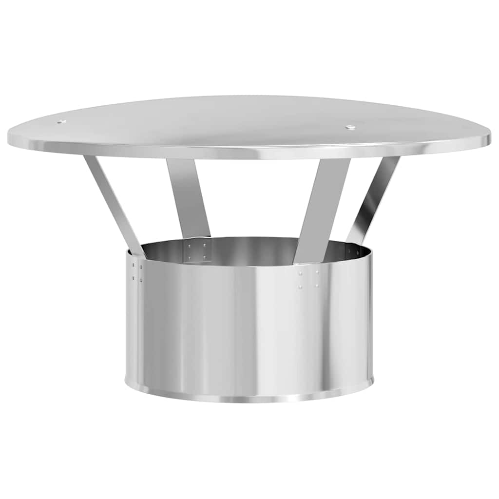 Rain Cover Chimney Silver 35 x 35 x 20 cm Stainless Steel