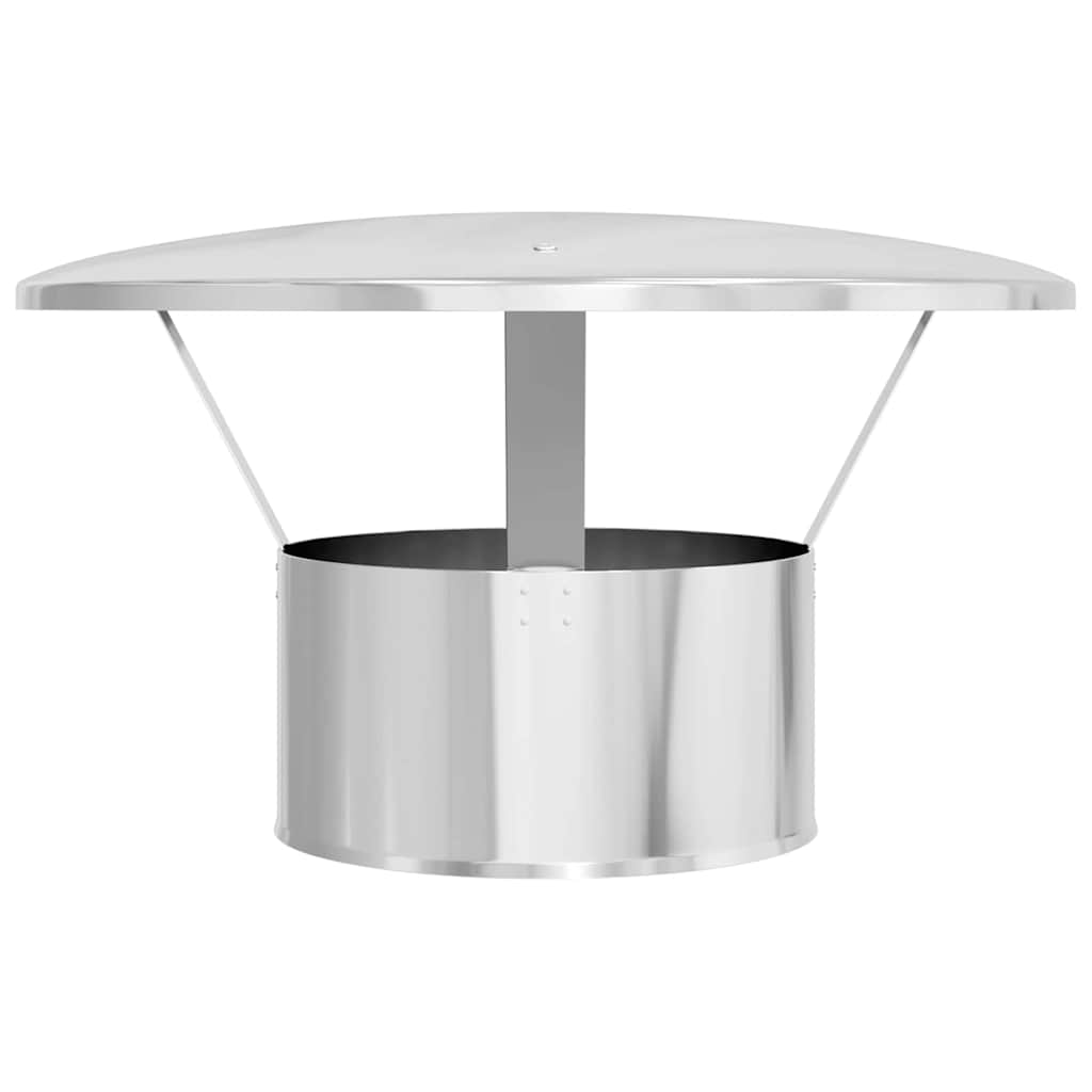 Rain Cover Chimney Silver 35 x 35 x 20 cm Stainless Steel
