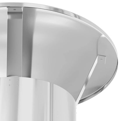 Rain Cover Chimney Silver 35 x 35 x 20 cm Stainless Steel
