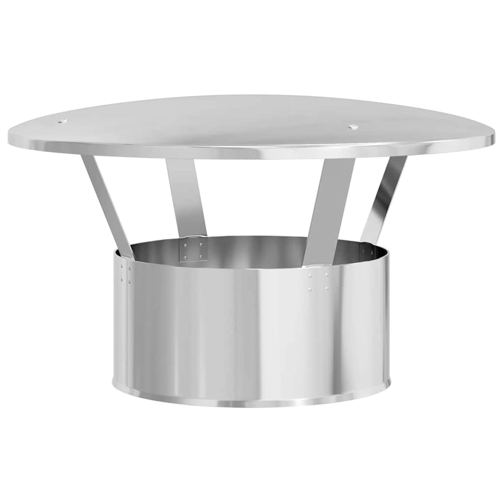 Rain Cover Chimney Silver 35 x 35 x 20 cm Stainless Steel