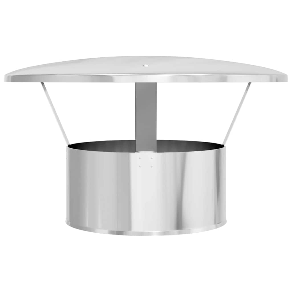 Rain Cover Chimney Silver 35 x 35 x 20 cm Stainless Steel