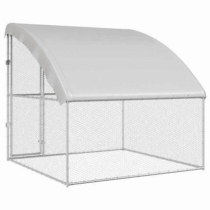Chicken Cage Silver 2 x 2 x 2 m Galvanised Steel