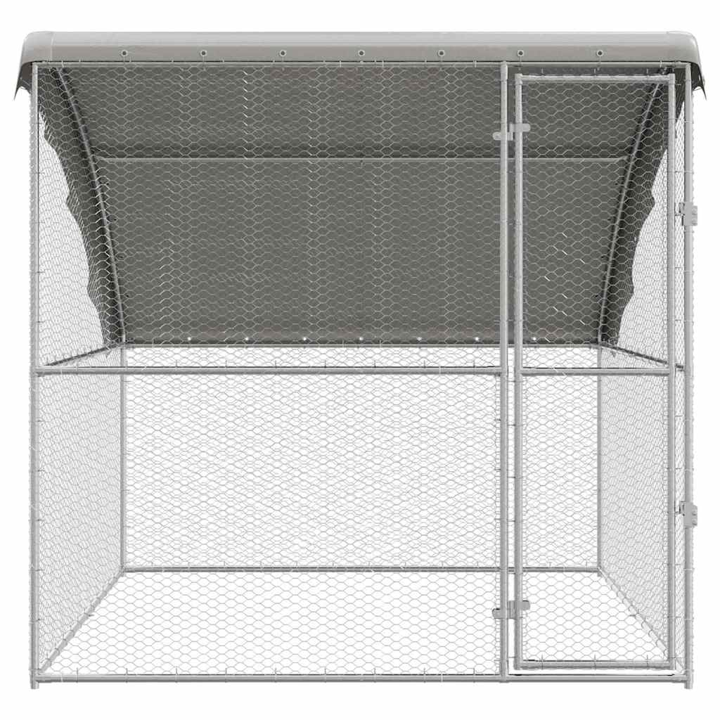 Chicken Cage Silver 2 x 2 x 2 m Galvanised Steel