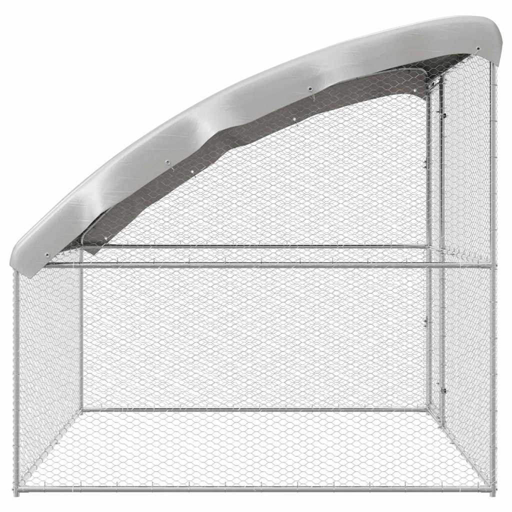 Chicken Cage Silver 2 x 2 x 2 m Galvanised Steel